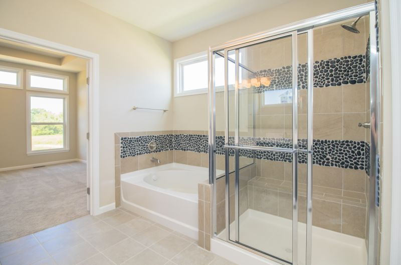 Shower with Sliding Door